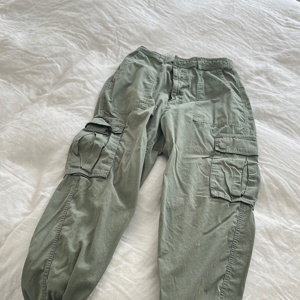 Abercrombie & Fitch Olive Cargo Pants